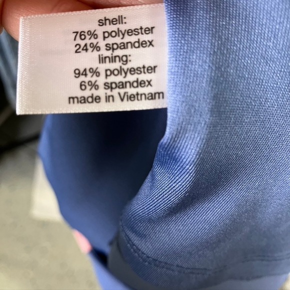 LIVI Lane Bryant Plus Size 26/28 Blue Skort Drawstring Elastic Waist Active new - Picture 6 of 12